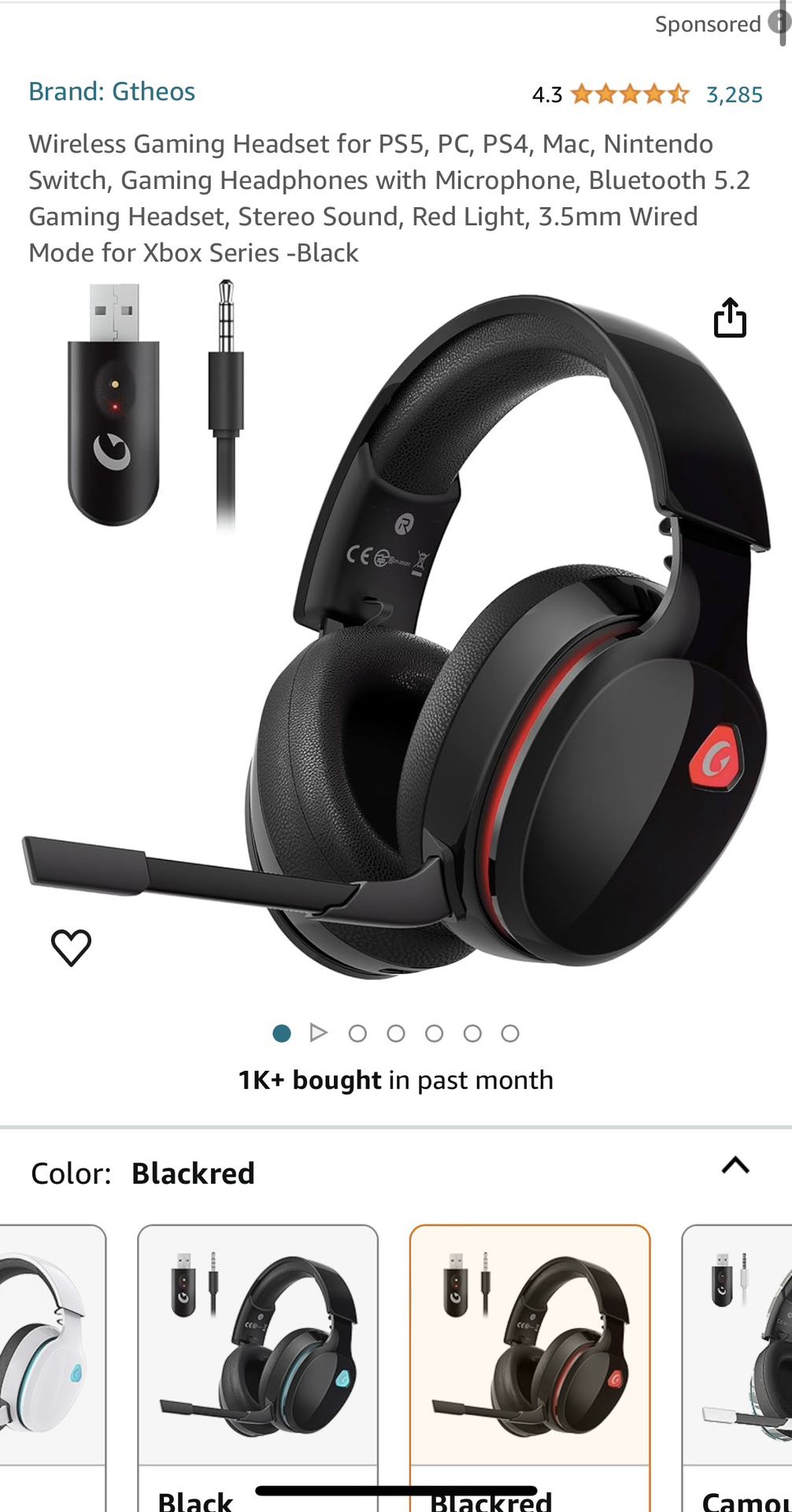 Wireless Or Wired Gaming Headset