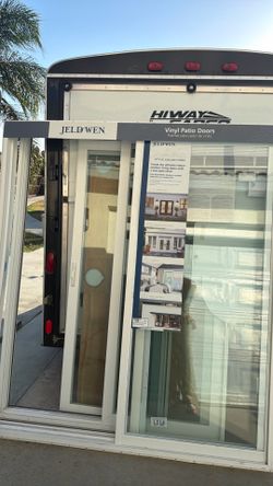 Vinyl patio door