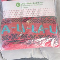 "Comfortable Sweater Knit Throw!"