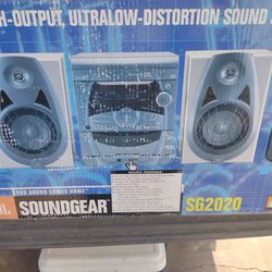 JBL sound gear stereo cassette CD new in the box with remote no offers no trade 75th Ave Indian School serious buyers only please