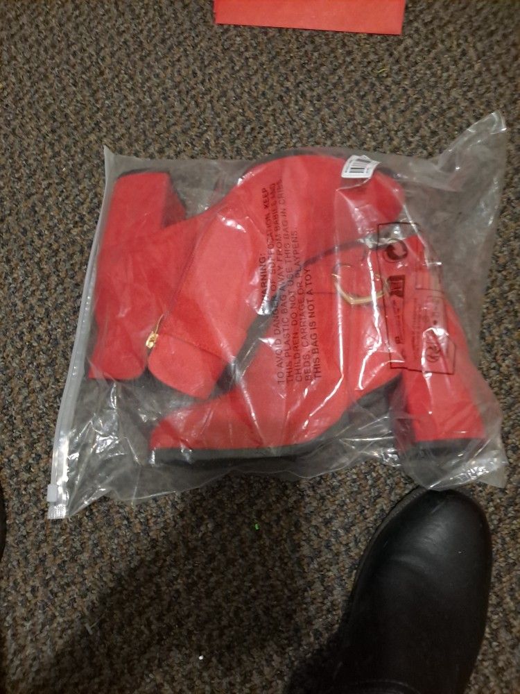Red Boots Sz 8