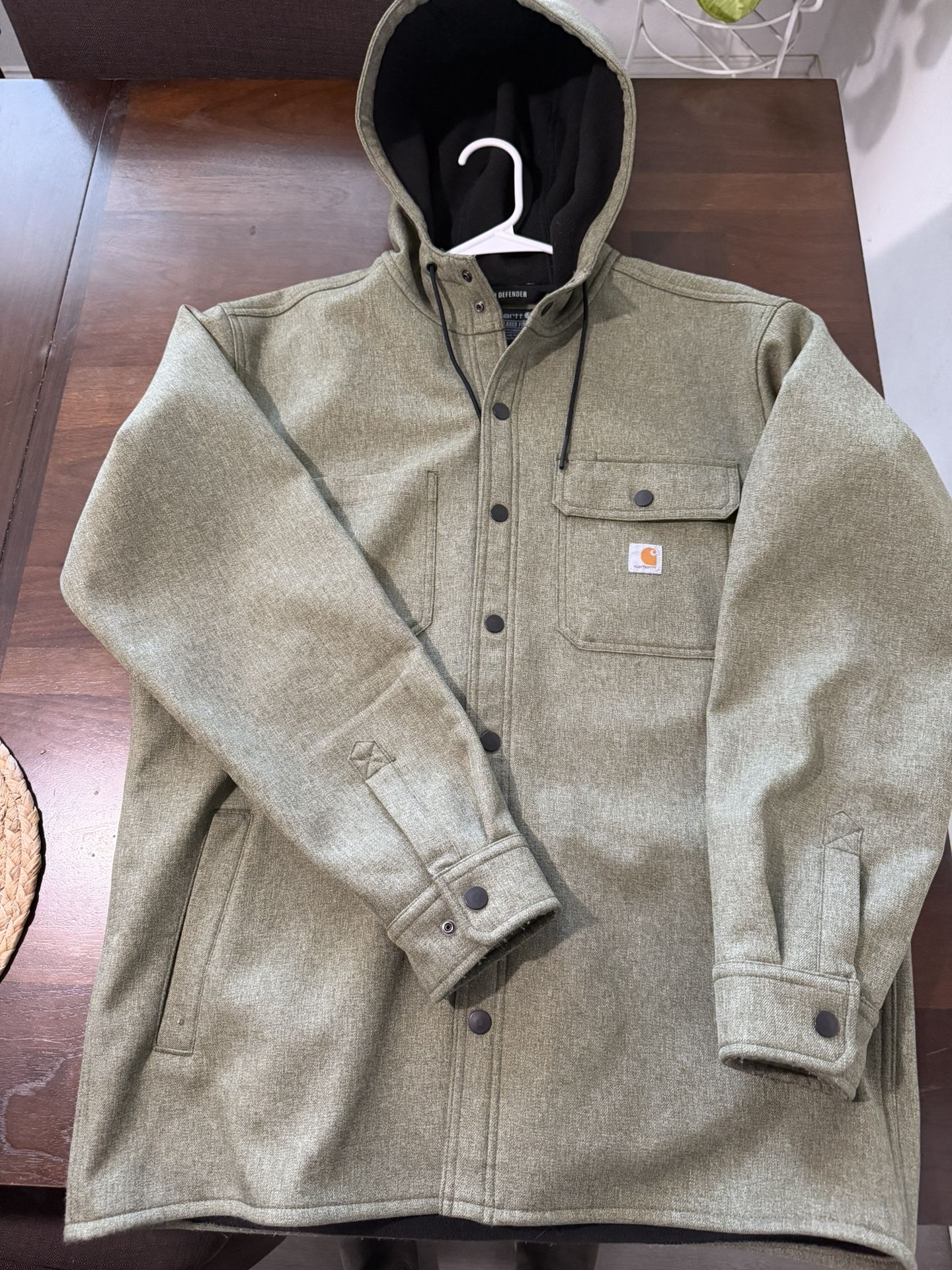 Green Carhartt Rain Defender Jacket Medium
