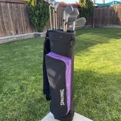 Women’s Complete Golf Set – Spalding Graphite Irons w/ Bag