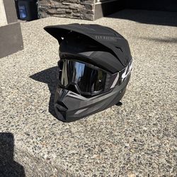 Fly Racing helmet and goggles