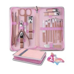 21pcs Nail Clippers Set, New