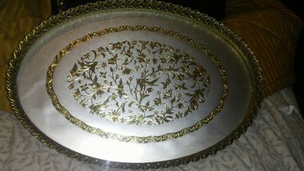 Beautiful filigree vanity or dresser tray
