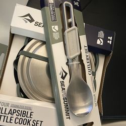 Sea To Summit Kettle Cook Set And Cutlery 