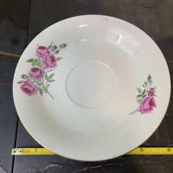 China Vintage Bone China Peonies Replacement Saucer