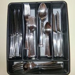 Mikasa "Harmony" silverware with tray $60 FIRM
