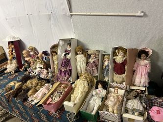Doll Collection Hair Clothes As Is Small Big In my Warehouse In Lake Stevens