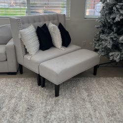 Sofa Chair With Ottoman