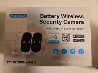 Outdoor Wireless Security Cameras (2 pack)