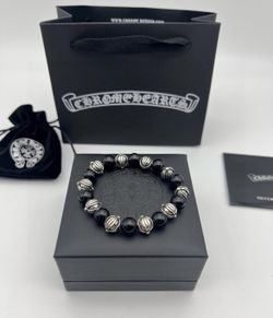 Onyx Bead Bracelet 8mm Stretchy Chrome hearts Bracelets 