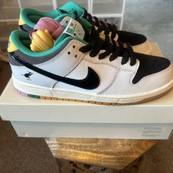  CSEF × Nike Dunk Low SB 'White Clear Emerald’