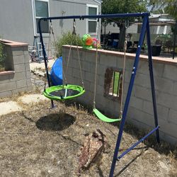 Trampoline Swing Set Attachment 