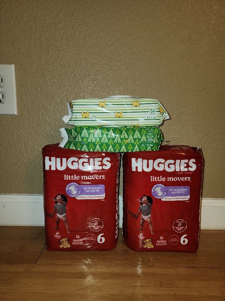 $20 Huggies diapers and wipes bundle