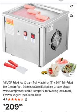 VEVOR Fried Ice Cream Roll Machine
