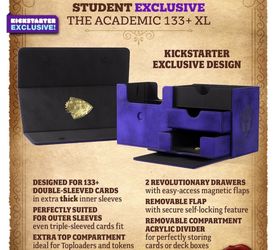 The Academic Deck Box Kickstarter Exclusive