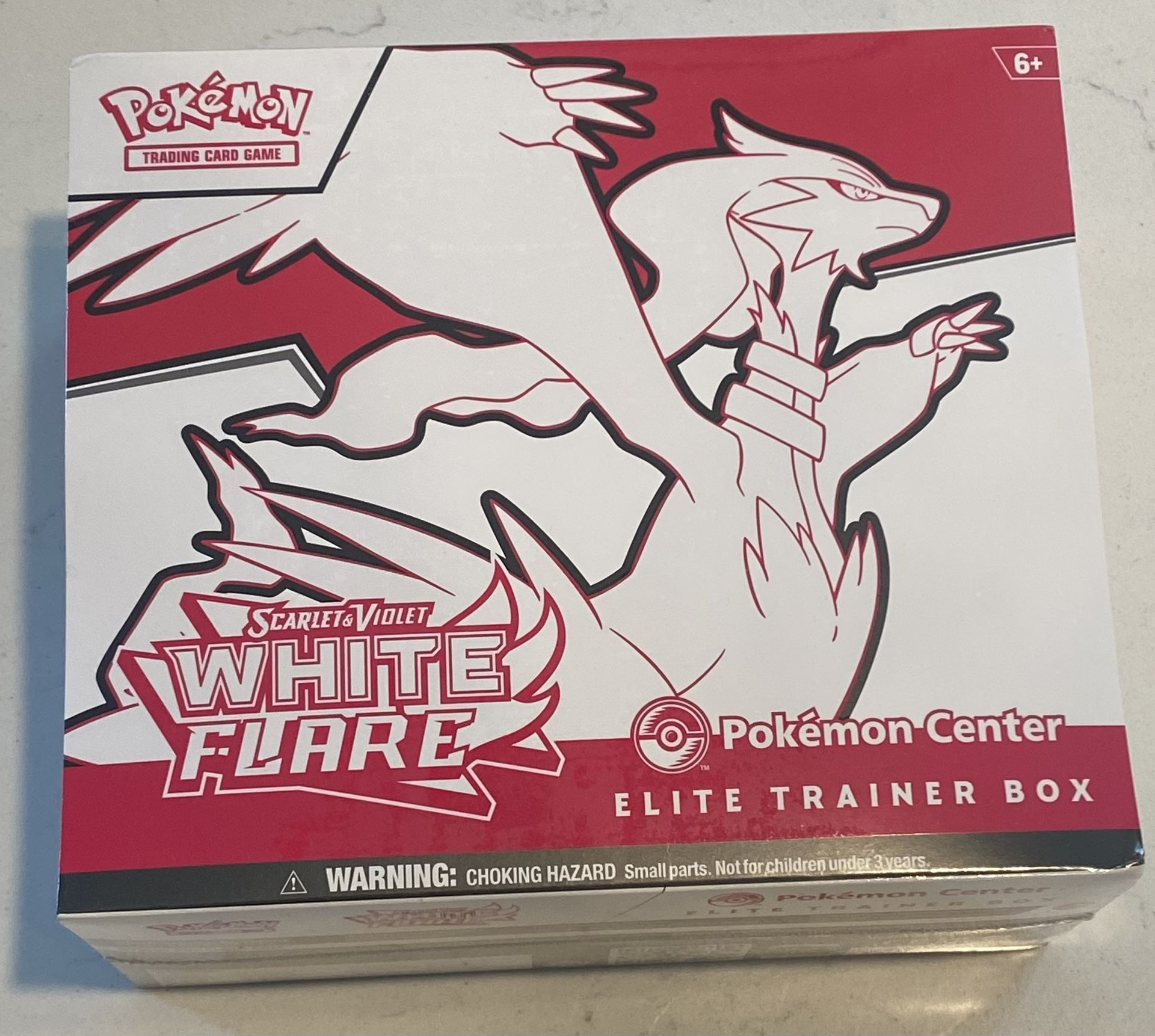 White Flare Pokemon Center Elite Trainer Box