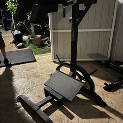 Powertec Levergym Squat/Calf Machine 