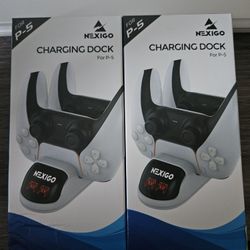 Nexigo PS5 Charging Dock 2 Pack