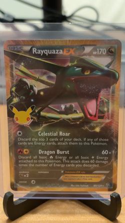 Rayquaza EX Pokemon Card 85/124 Holo