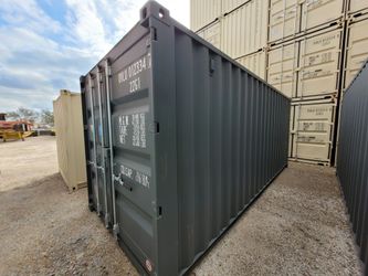 NEW 20ft Gray One Trip Shipping Containers For Sale