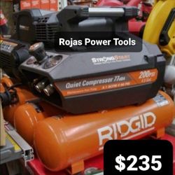 RIDGID QUIET COMPRESSOR 200PSI 4.5GAL 