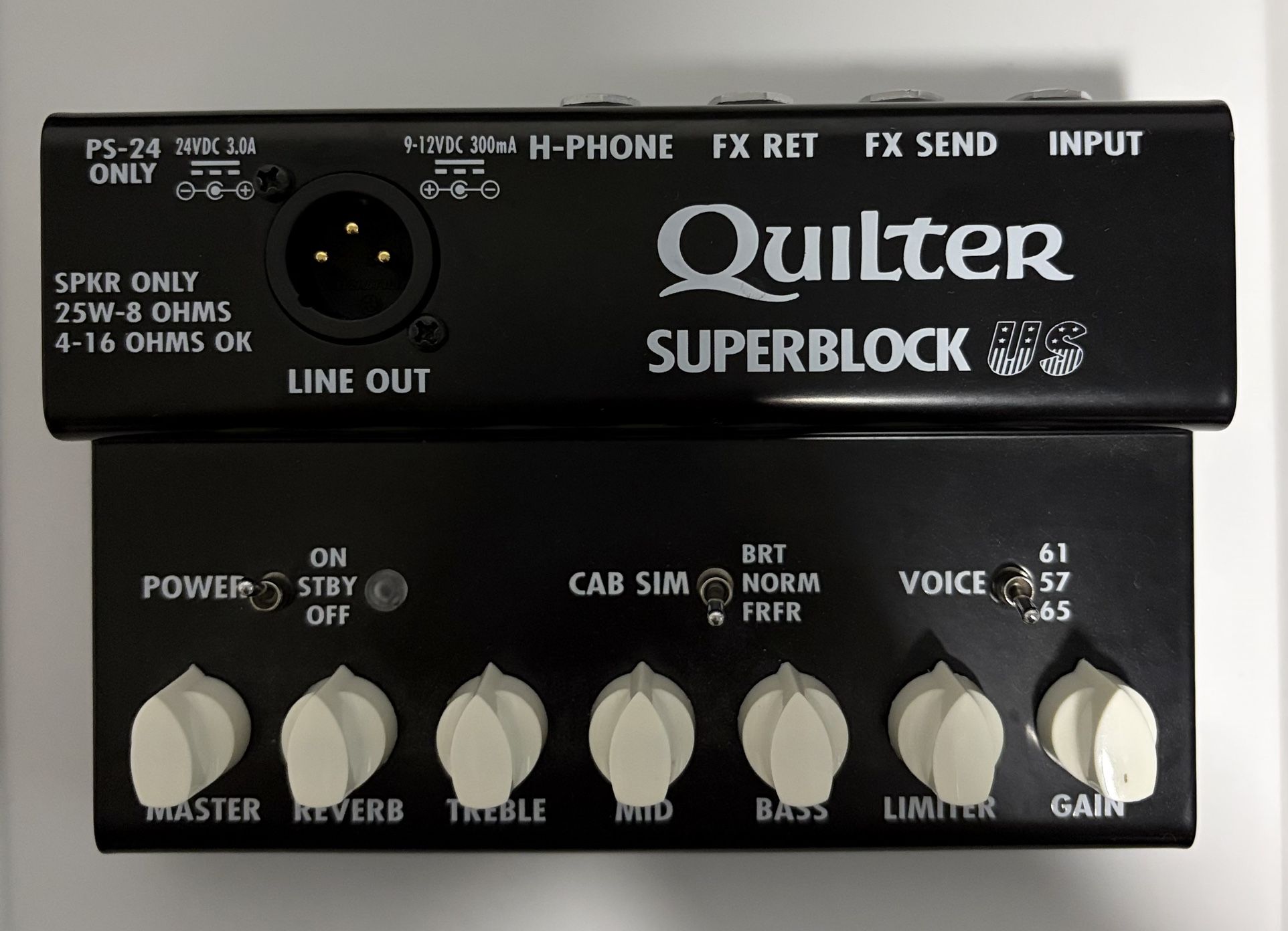 Quilter Labs SuperBlock US 25-watt Guitar Amplifier Pedal