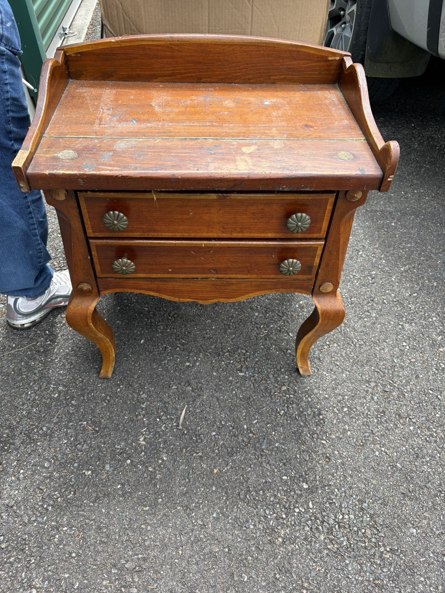Old Wood Nightstand