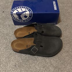 Birkenstock Boston Oiled-Leather: Black