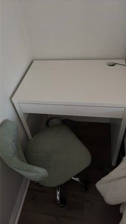 Desk and chair