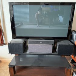 Panasonic Plasma Tv With Stand $100