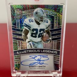 2021 Spectra Emmit Smith Auto /4 Meta 