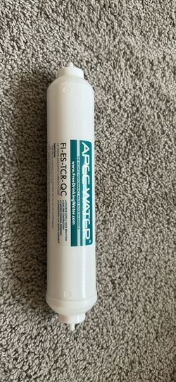 APEC 10” Inline Coconut Carbon Filter 1/4” Quick Connect