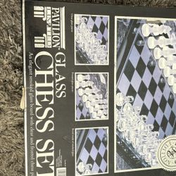 Glass Chess Set 