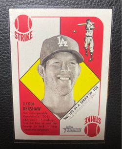 2015 Clayton Kershaw Topps Heritage “Blue Back Variation” ‘51 Collection insert #100