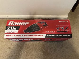 Bauer 20V handheld vacuum