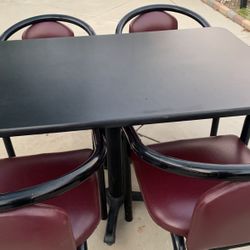Table & 4 Chairs 