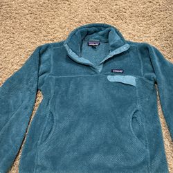 Women’s Patagonia Fleece-teal size small