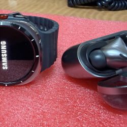 Samsung Galaxy Ultra 2 Watch And Samsung Earbuds 