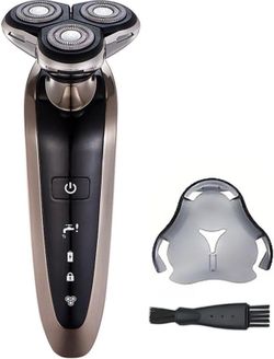 Electric Razor for Men Dry Wet Waterproof facial Shaver Travel USB Rechargeable