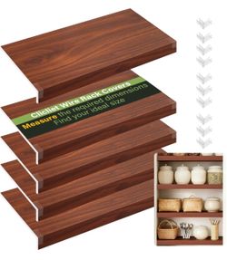 Wire Rack Covers, 24*12 Inch Shelf Covers for wire Shelving, Easy to Cut Closet Wires Shelf Cover-0.31 inch Thick(Not Wood) Moisture Resistant Durable