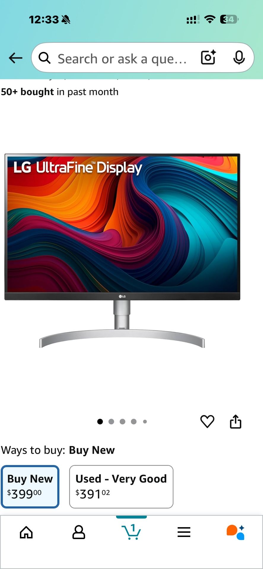 LG 27UP850K-W 27" 4K UHD Monitor NEW!