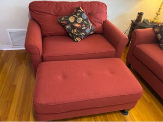 Sofa  over size chair and ottoman