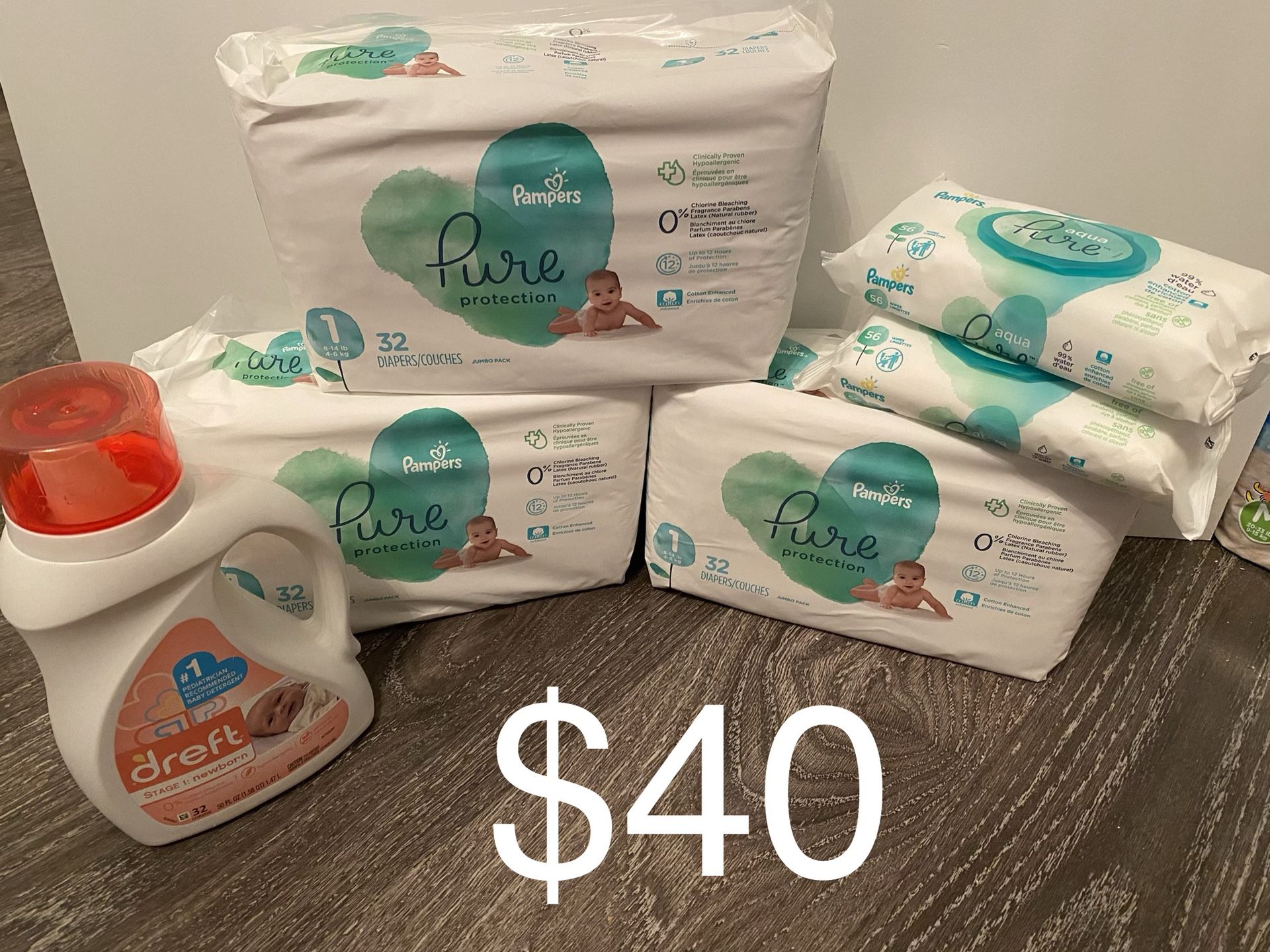 Pampers Pure size 1 Bundle