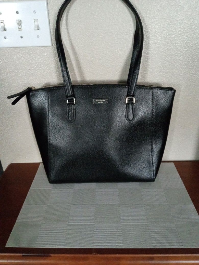 Kate Spade Black Leather Tote