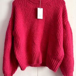 Crew Neck Sweater, Small 