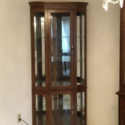 Corner China cabinet 