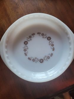 Vintage Dynaware Pyr-o-rey Pie Plate